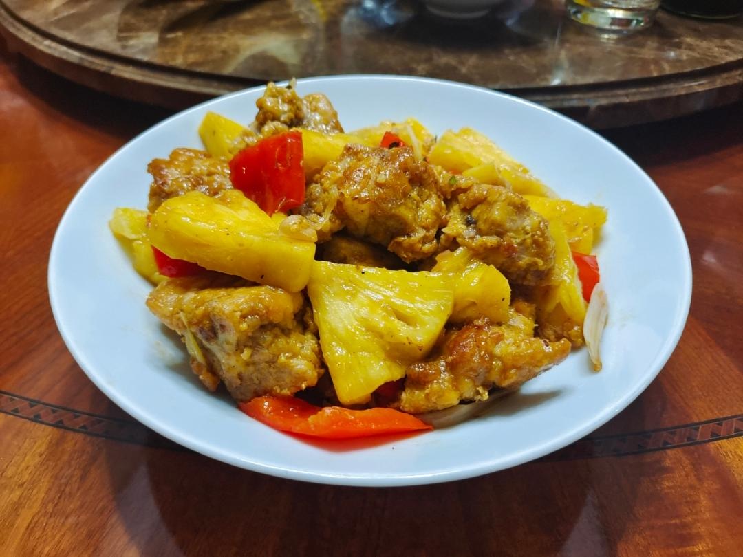 菠萝甜酸排骨