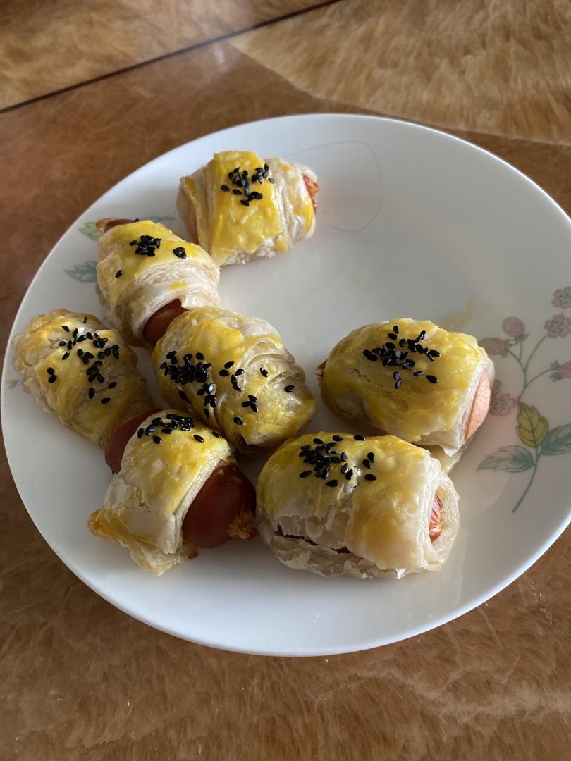 香肠可颂🥐（手抓饼版）