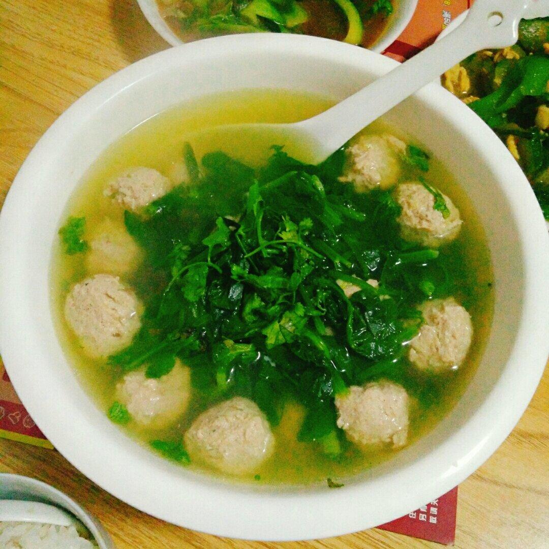 冬瓜汆丸子汤