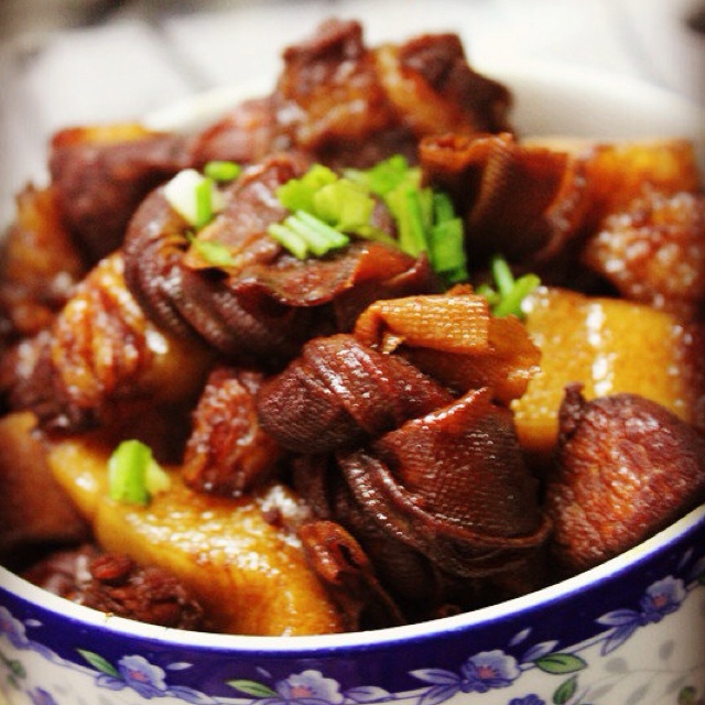 百叶结烧肉