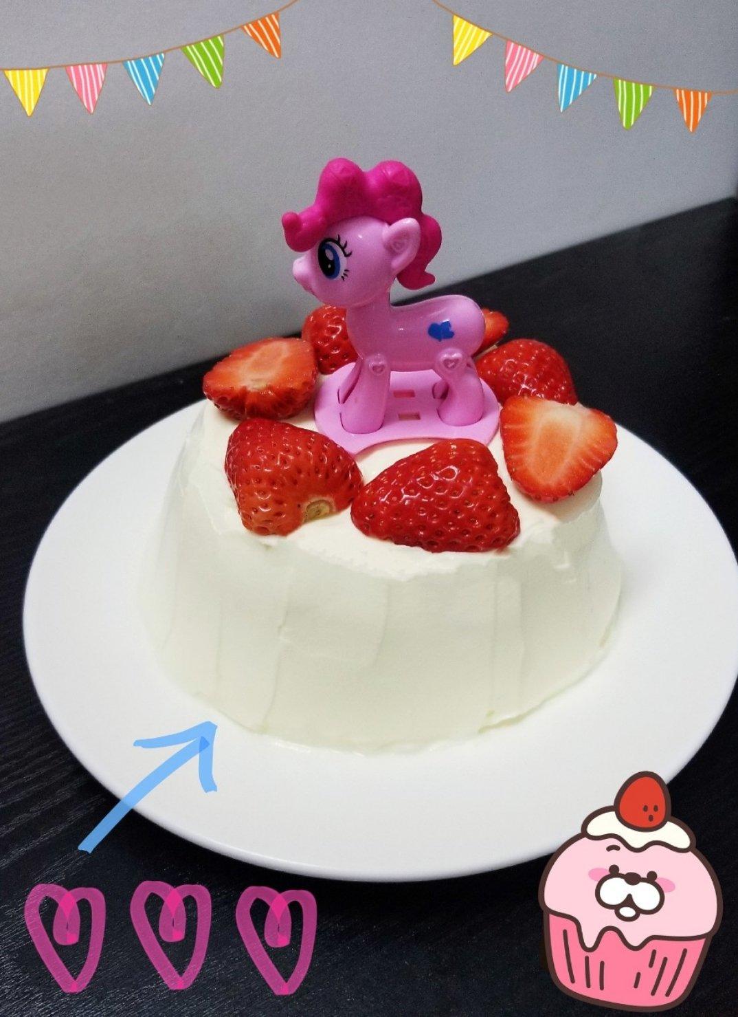 四寸抹面戚风蛋糕胚