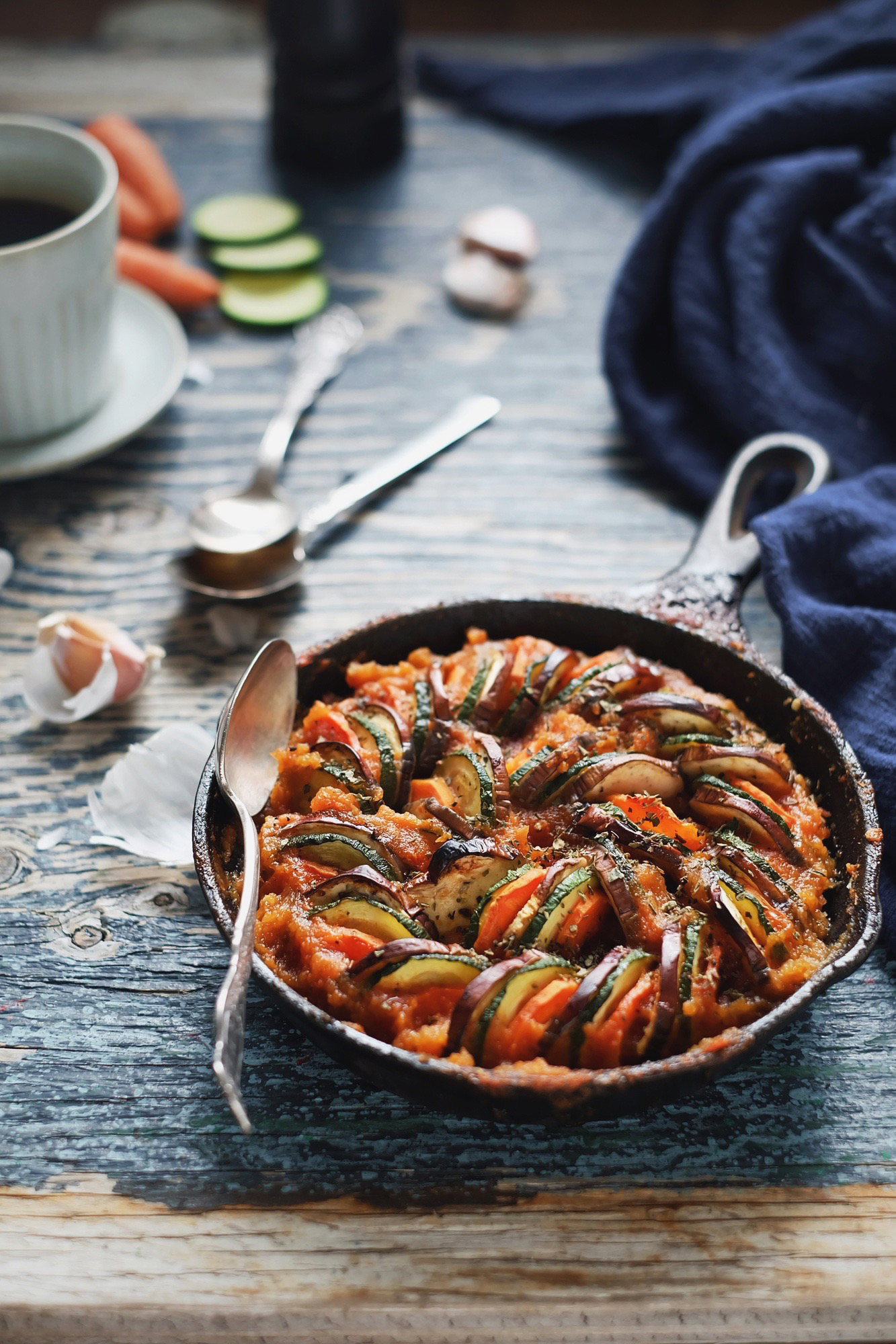 瘦肉皮冻做的ratatouille普罗旺斯炖蔬菜