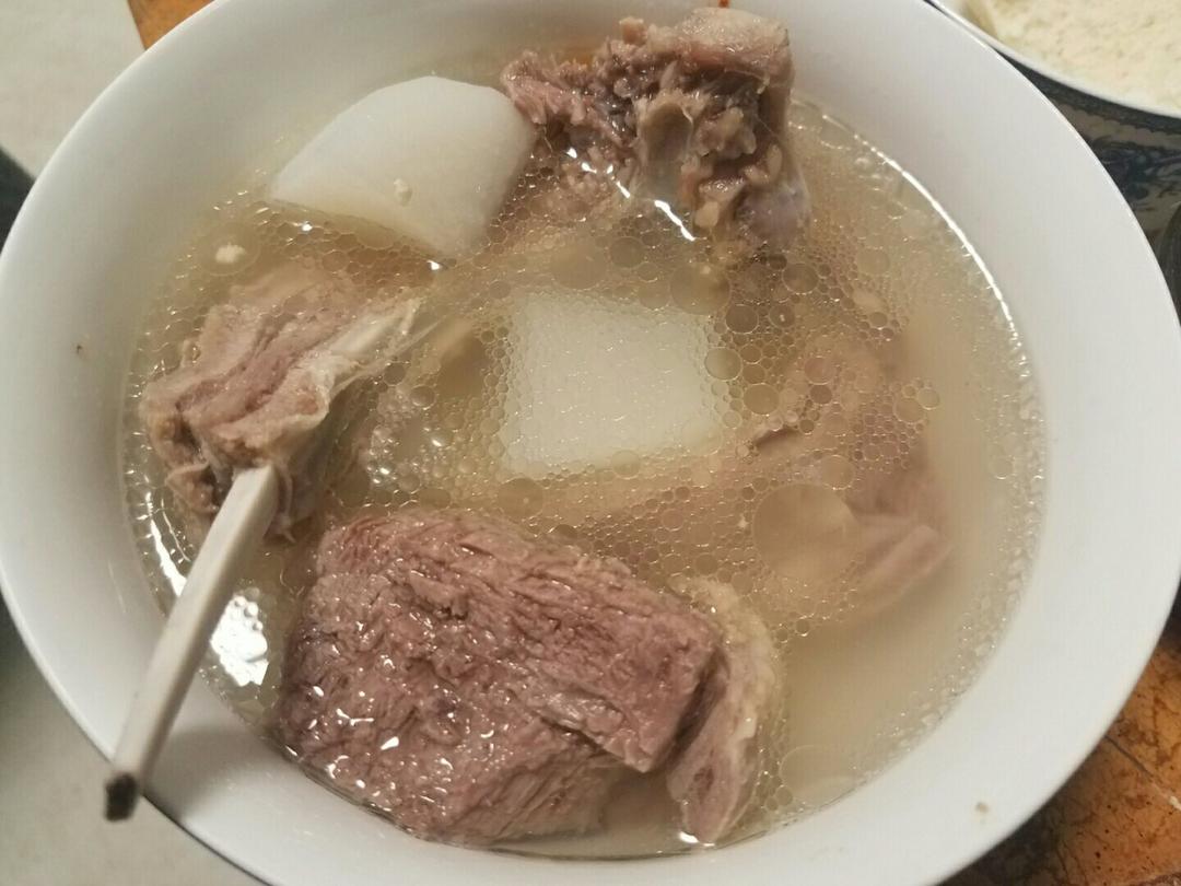 宝宝爱吃羊排~羊排汤~冬季进补美味~