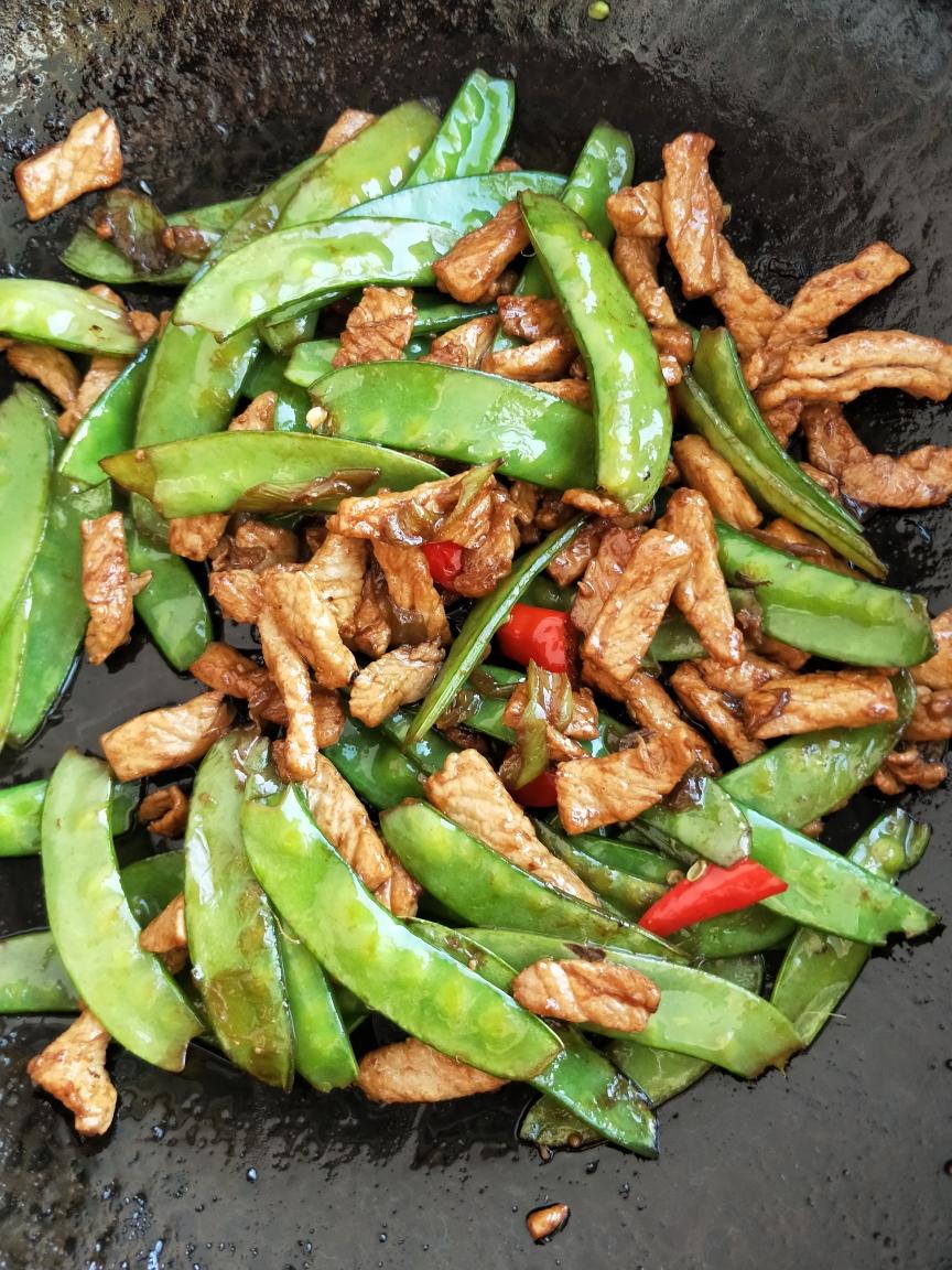 里脊肉炒四季豆