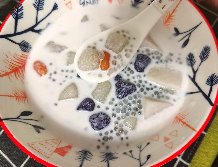 自制三色芋圆1⃣️（附上窍门详细比例）