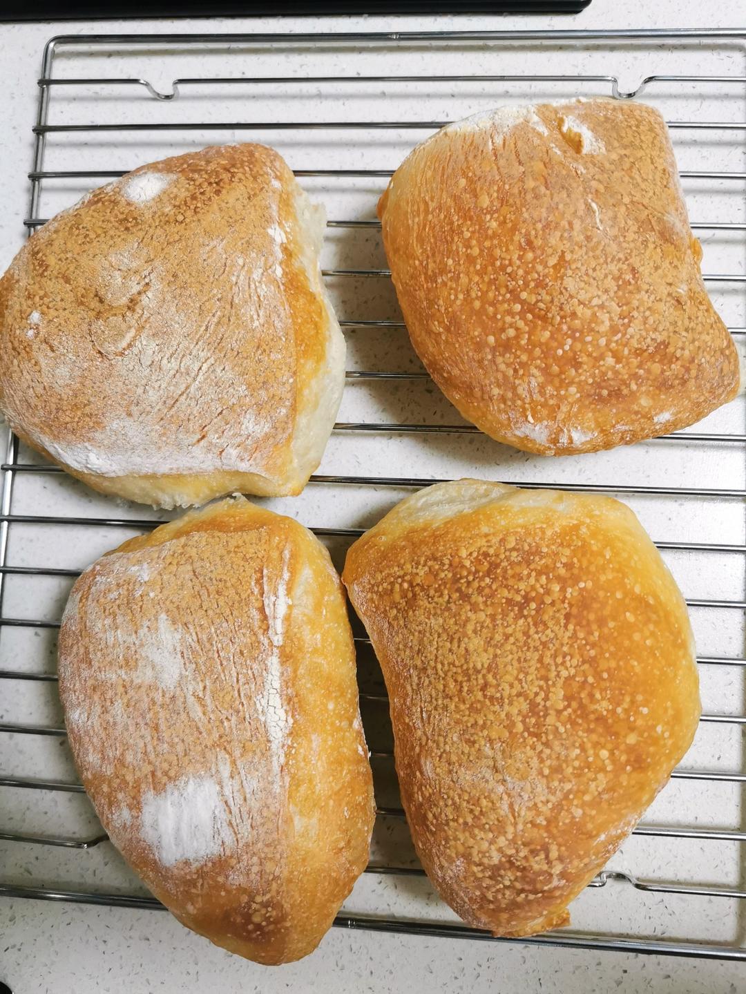 无糖少油｜原味恰巴塔面包｜Ciabatta