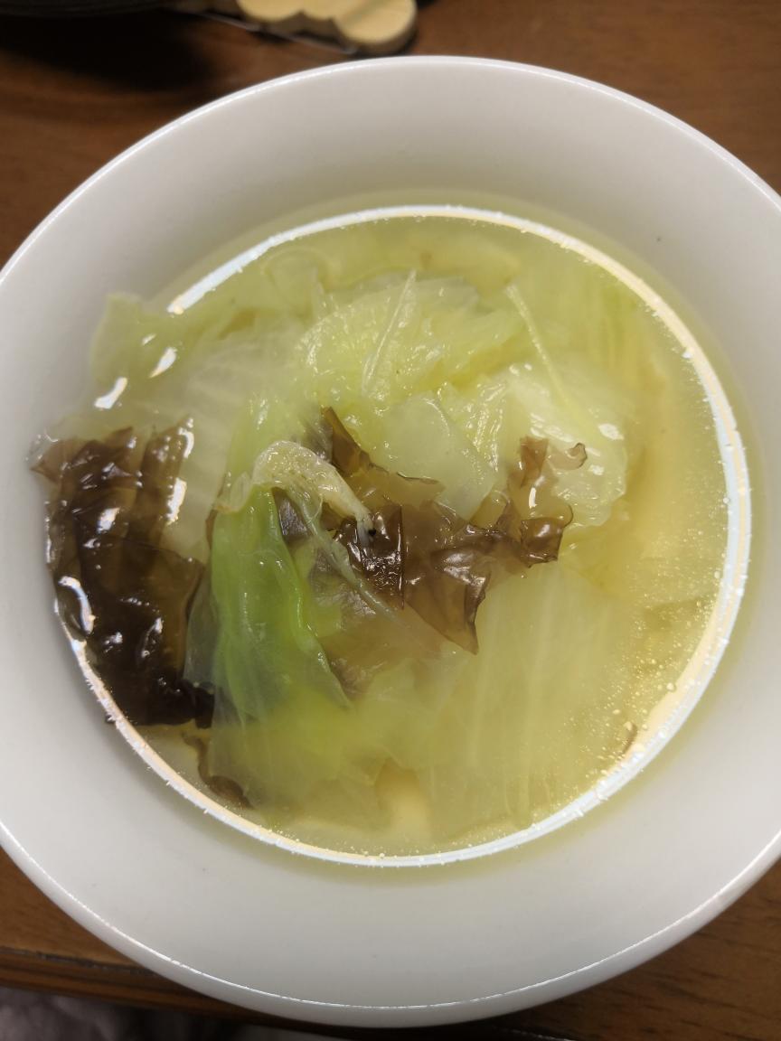 养生白菜汤的做法