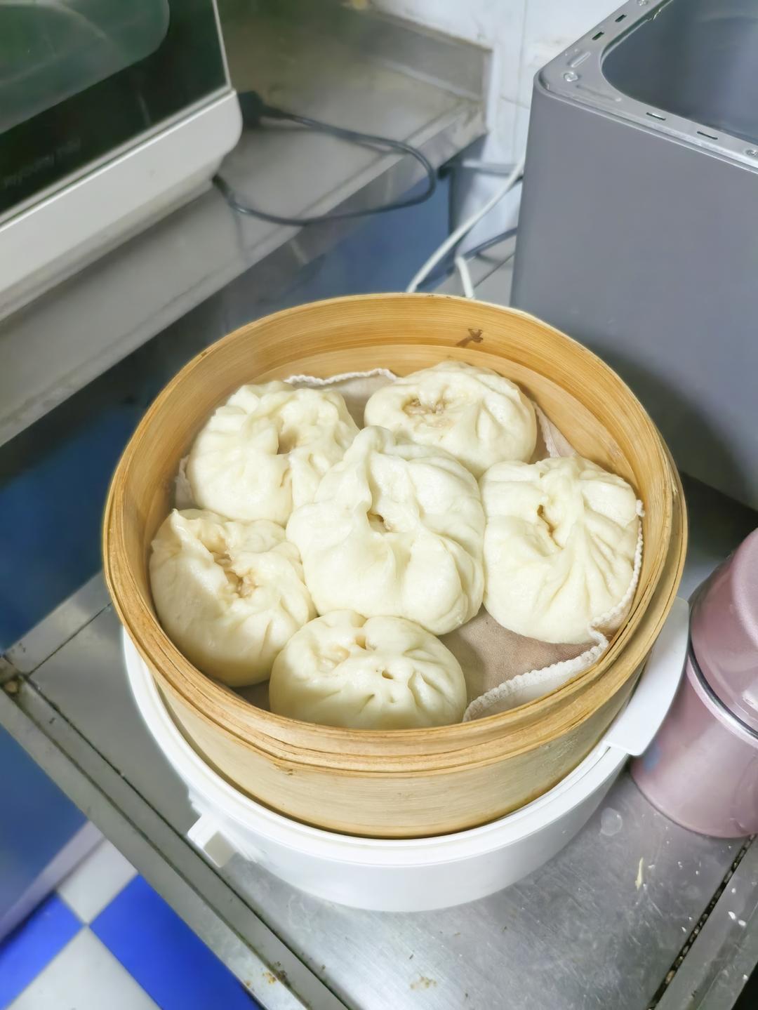 一次发酵肉包子