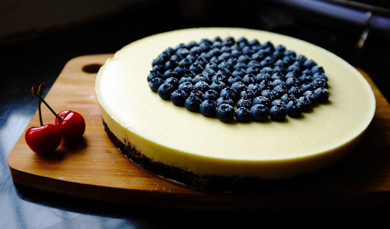 蓝莓冻酸奶芝士蛋糕