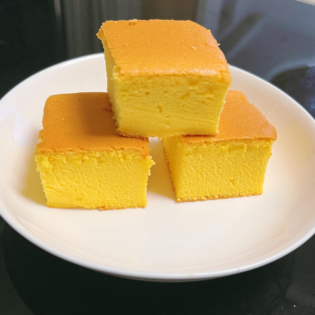 8寸圆形模具的古早蛋糕，完美方子！