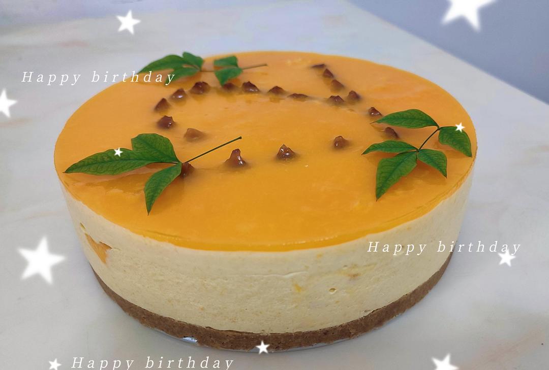 芒果慕斯蛋糕6寸8寸（新手也能一次成功）