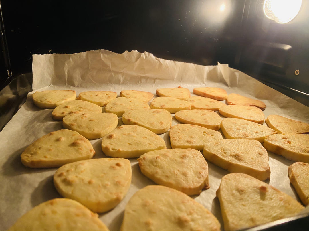 免打发❗️零失败❗️黄金芝士咸味饼干❗️