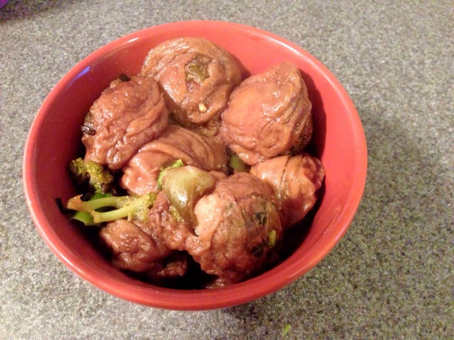 红烧油面筋塞肉