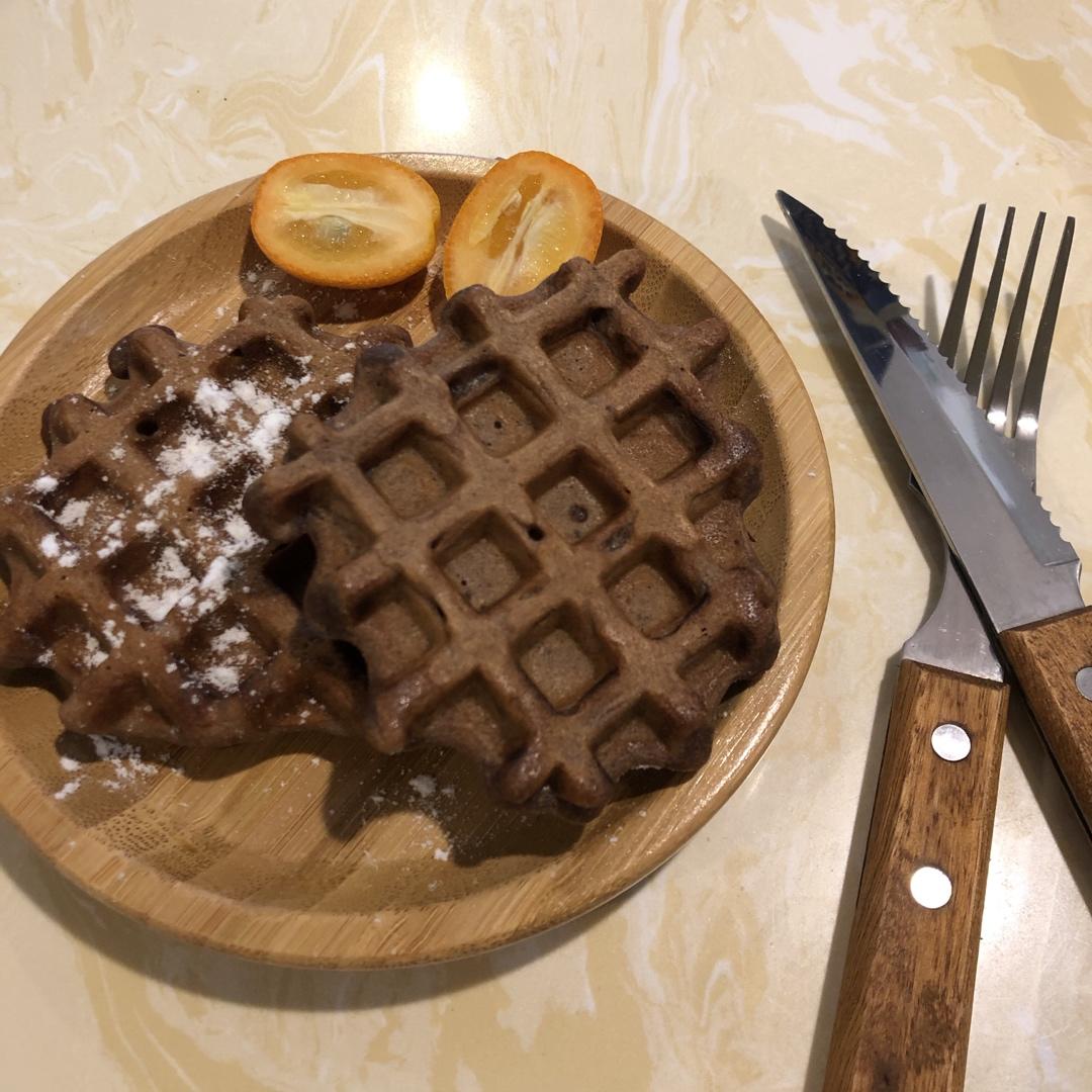 巧克力华夫饼