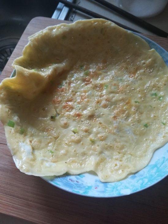 快速早餐鸡蛋葱花饼
