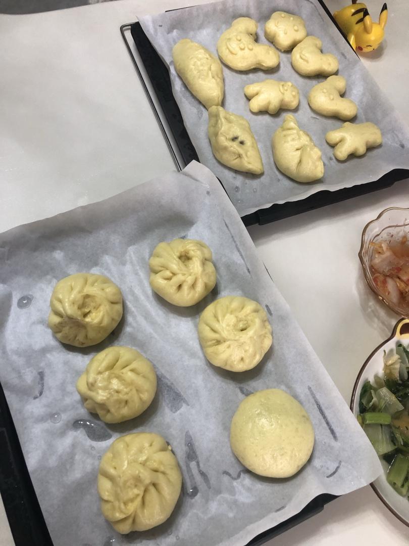 南瓜豆沙包