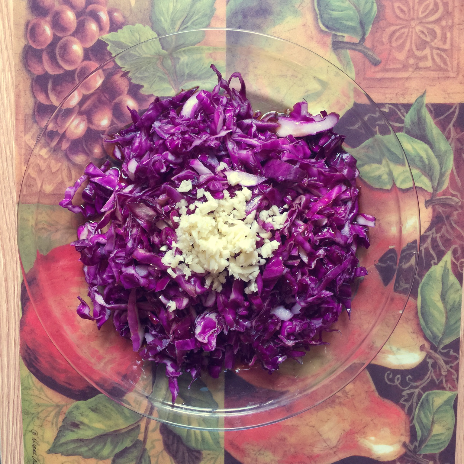 凉拌紫甘蓝