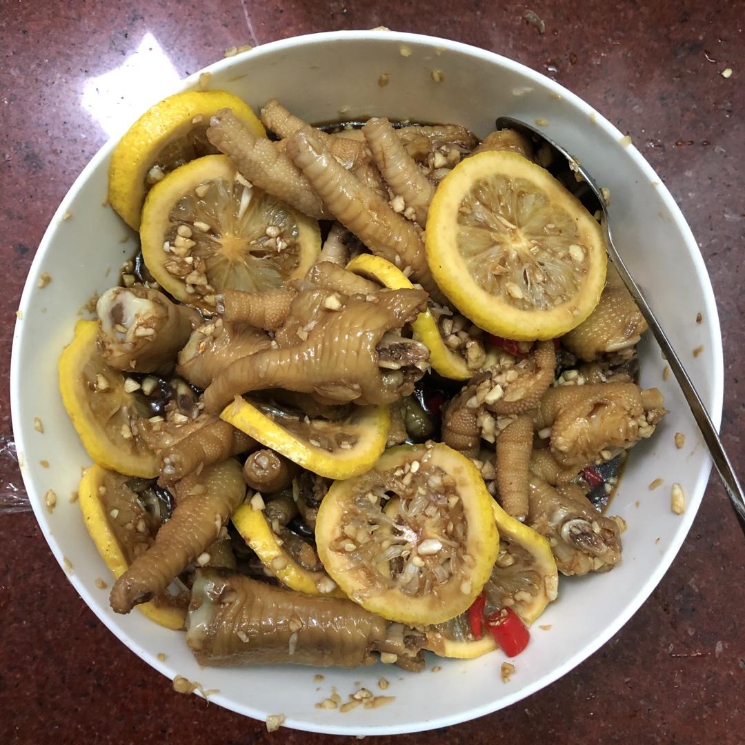 柠檬酸辣泡鸡爪网红泡鸡爪凤爪