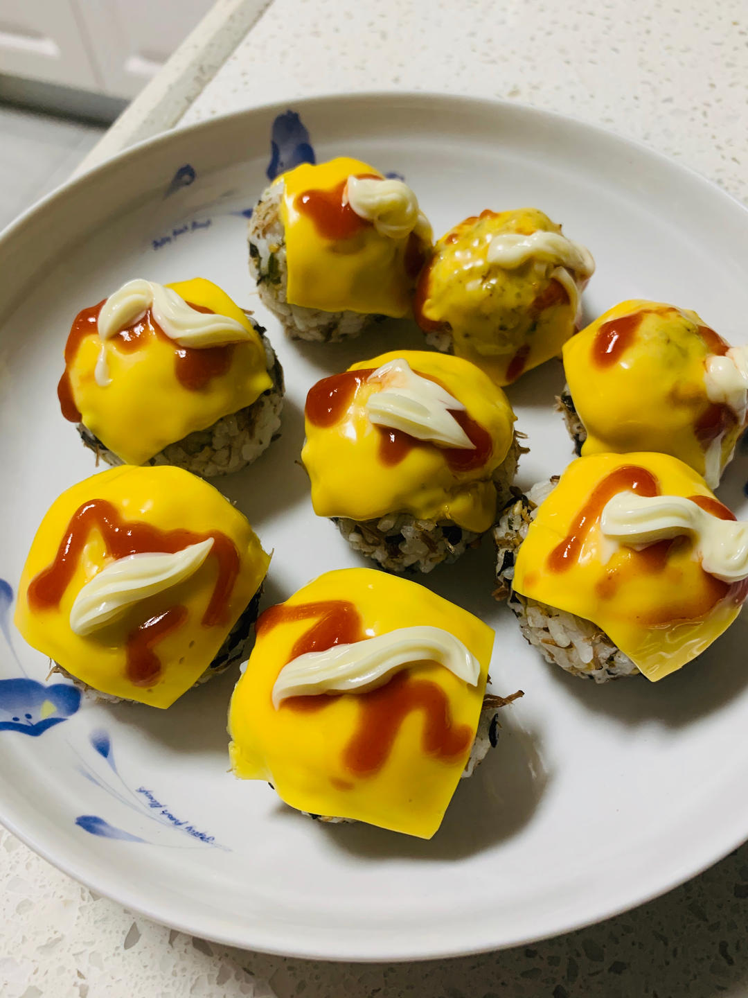 孩子们超喜欢的芝士烤饭团（空气炸锅版）