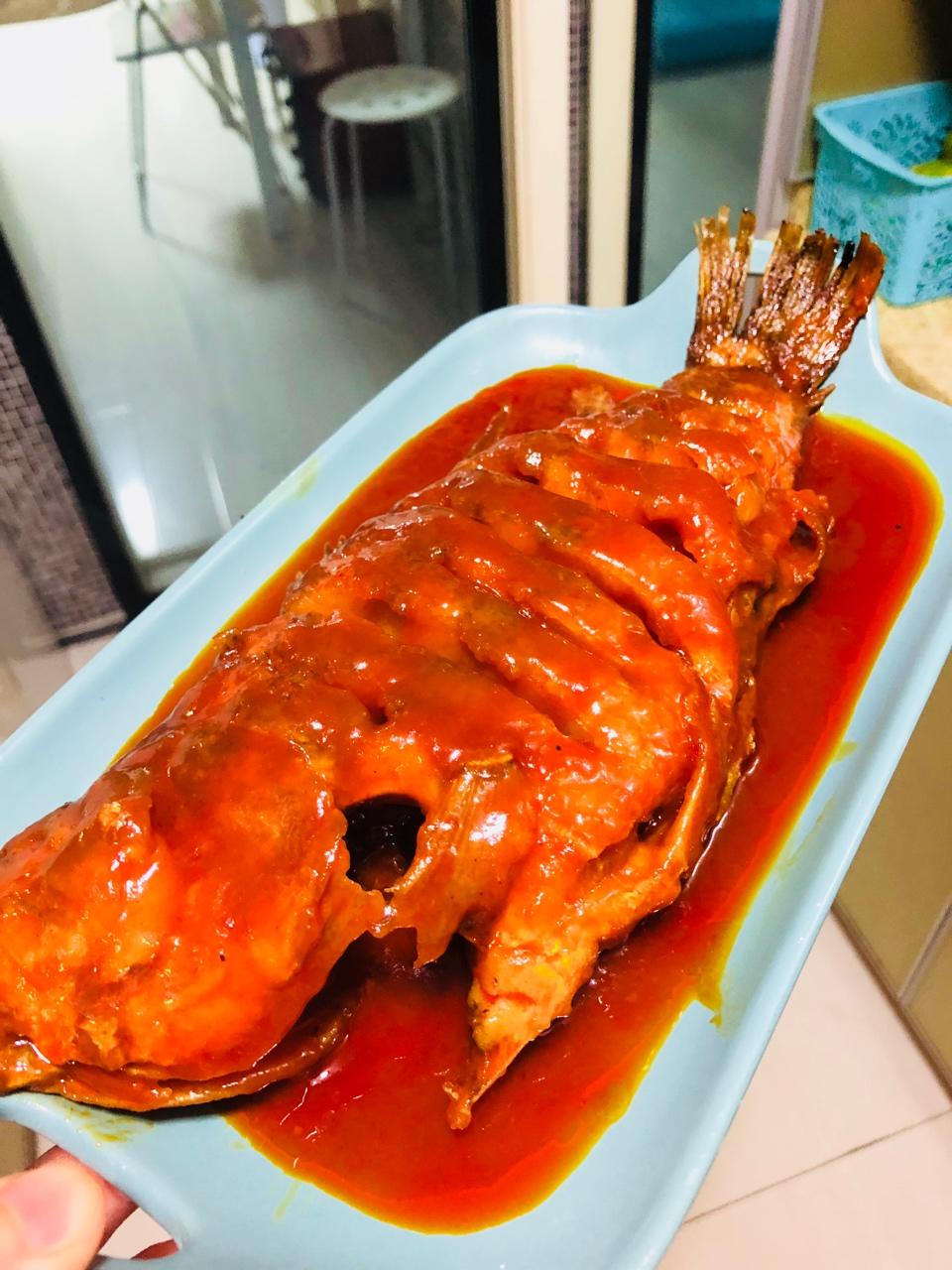 vivi_sh做的糖醋鱼(媲美饭店超简单高颜值)