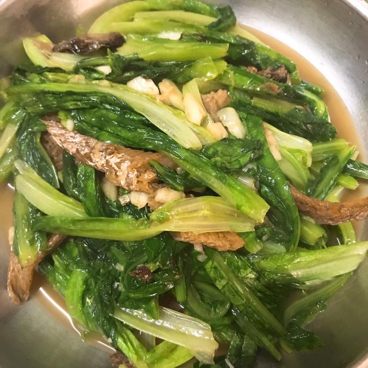 豆豉鲮鱼油麦菜