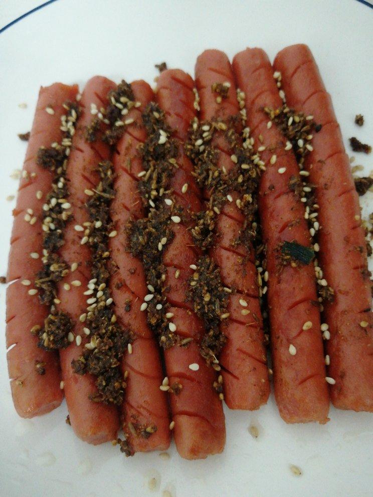 小时候的味道-炸火腿肠