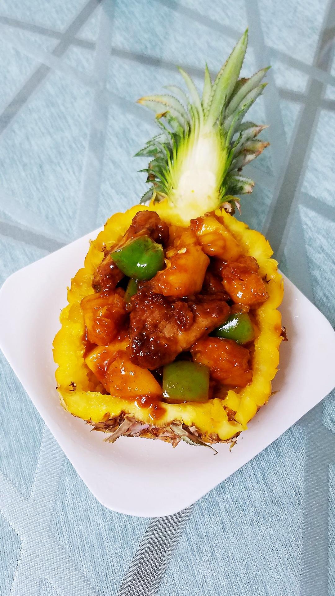 wyyapl做的酸甜可口的菠萝排骨