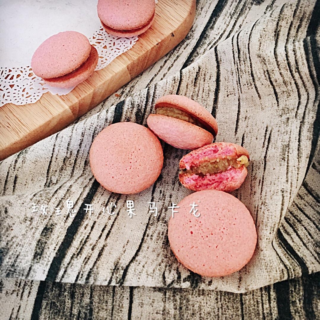 开心果白巧克力马卡龙