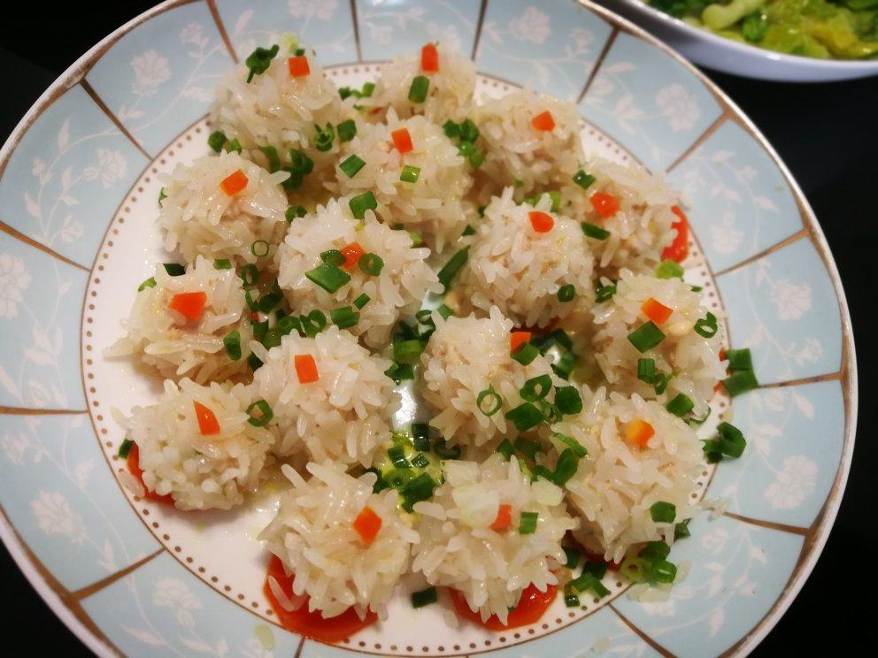 蒸糯米丸子