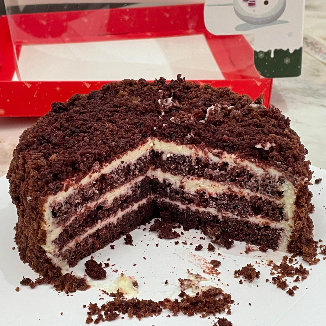 传统红丝绒杯子蛋糕（极软无泡打粉）Red velvet cupcake