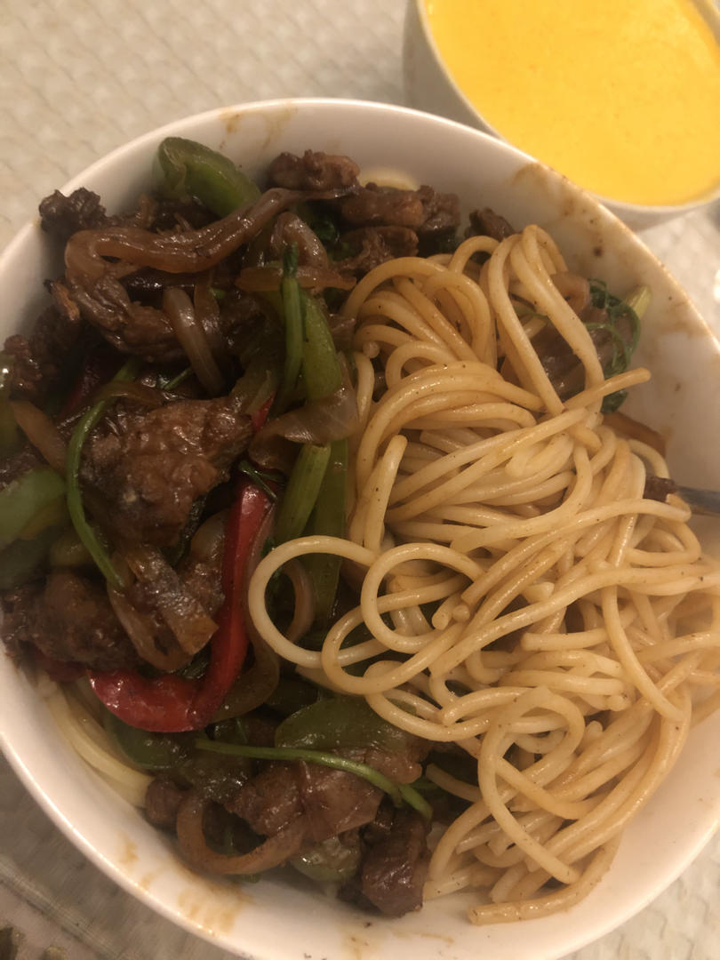 比餐厅好吃的黑椒牛柳意面🍝零失败简单教程