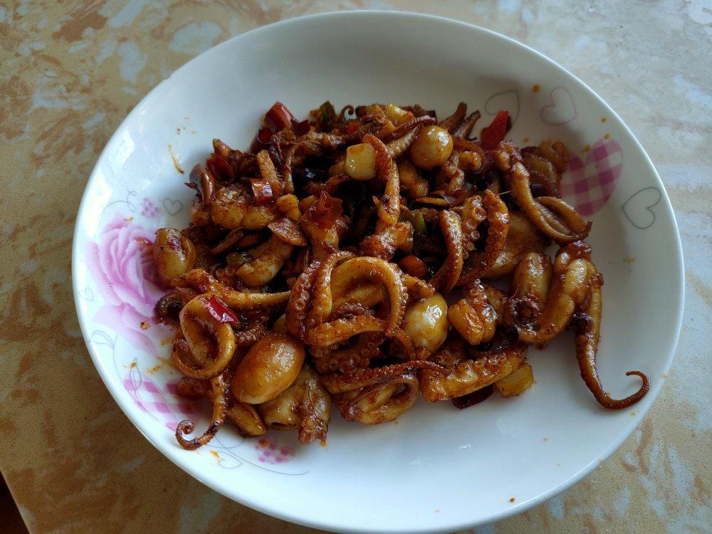辣炒章鱼