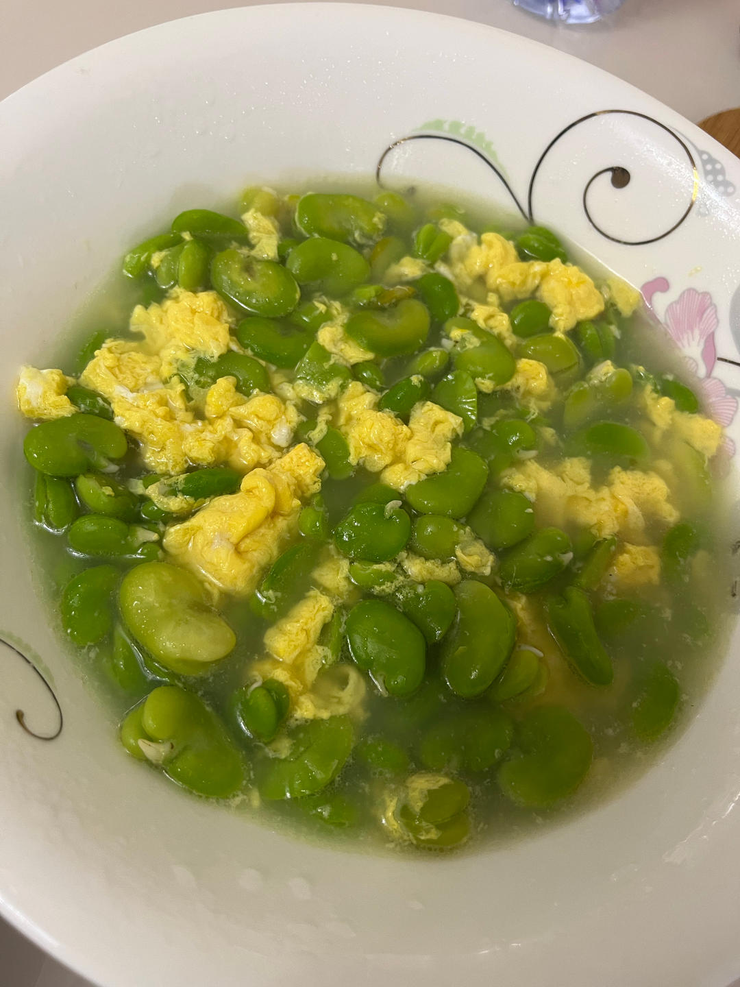 蚕豆鸡蛋汤