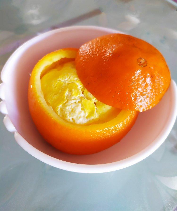 甜橙牛奶蛋羹