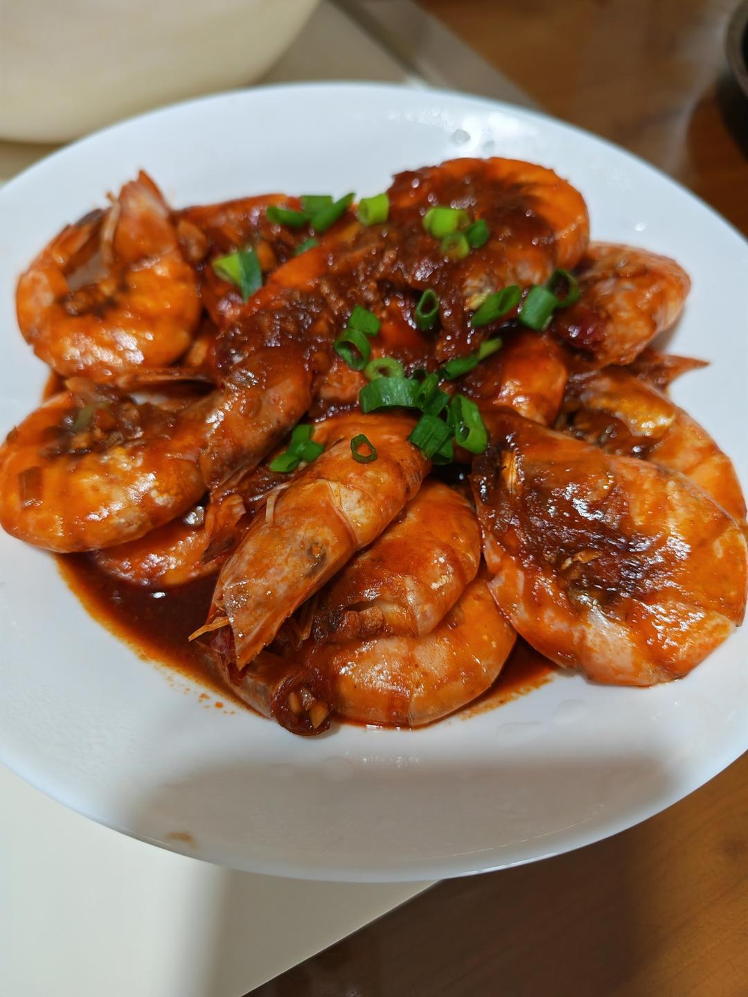 家庭版油焖大虾