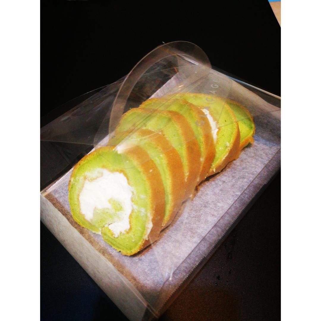 菠菜汁蛋糕卷