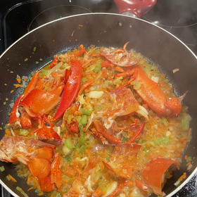 龙虾汤泡饭