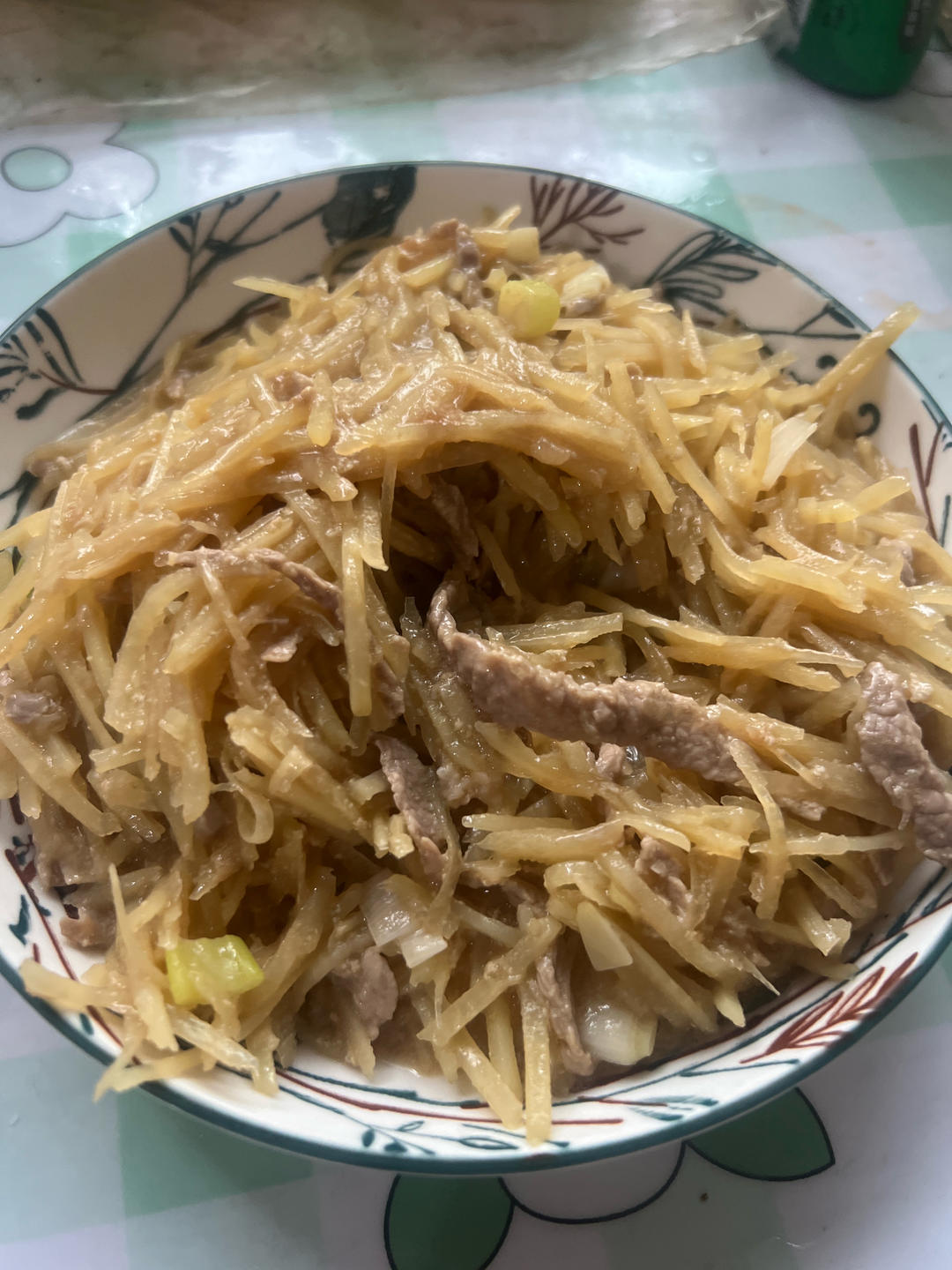 简单快手的土豆丝炒肉丝！拌饭绝绝子！！