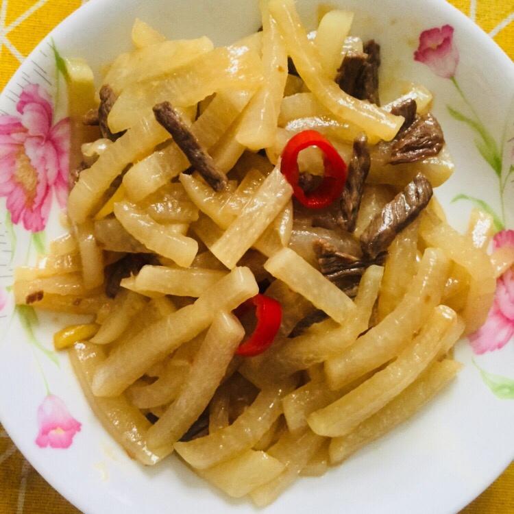 萝卜炒牛肉（超下饭感动哭系列）