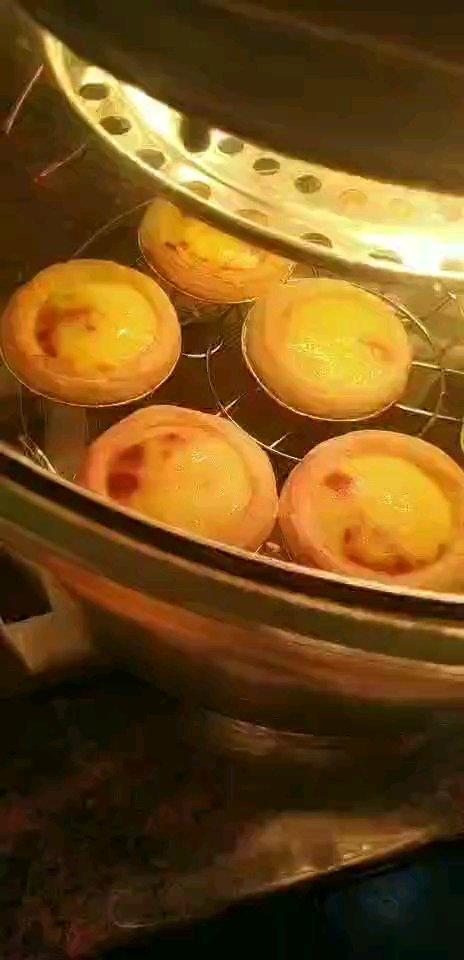 空气炸锅版全蛋葡式蛋挞『秒杀KFC』悠伴空气炸锅