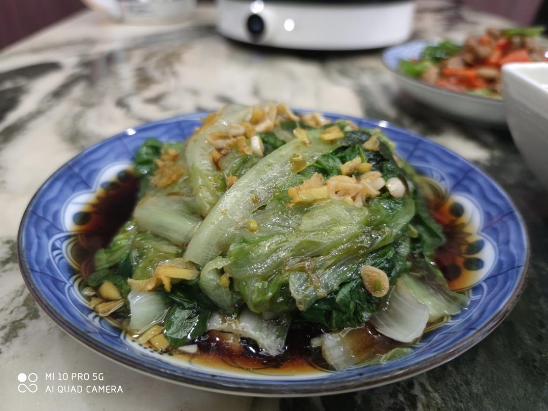 白灼生菜（罗马生菜）