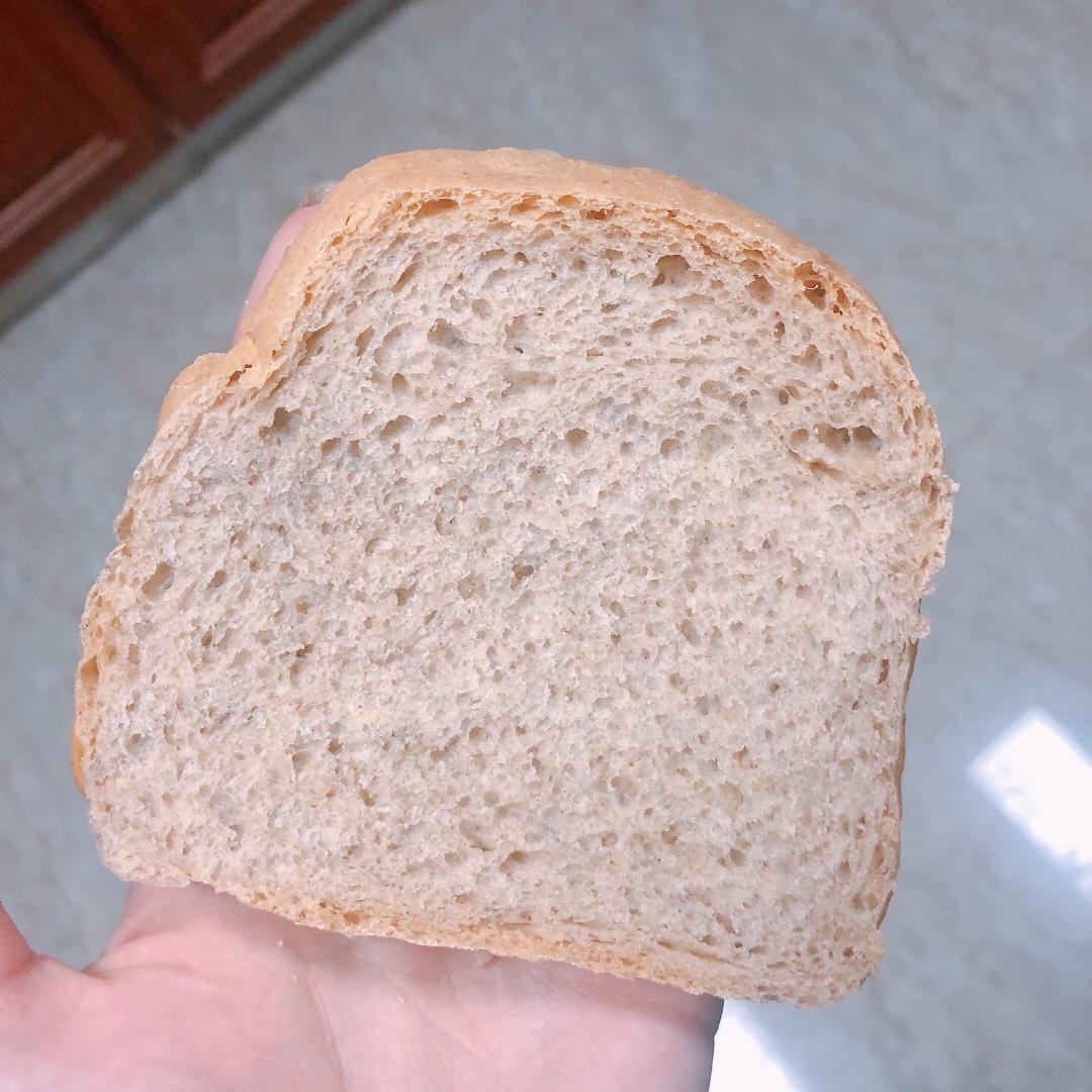 双种芝麻全麦吐司 100%全麦 烫种+波兰种