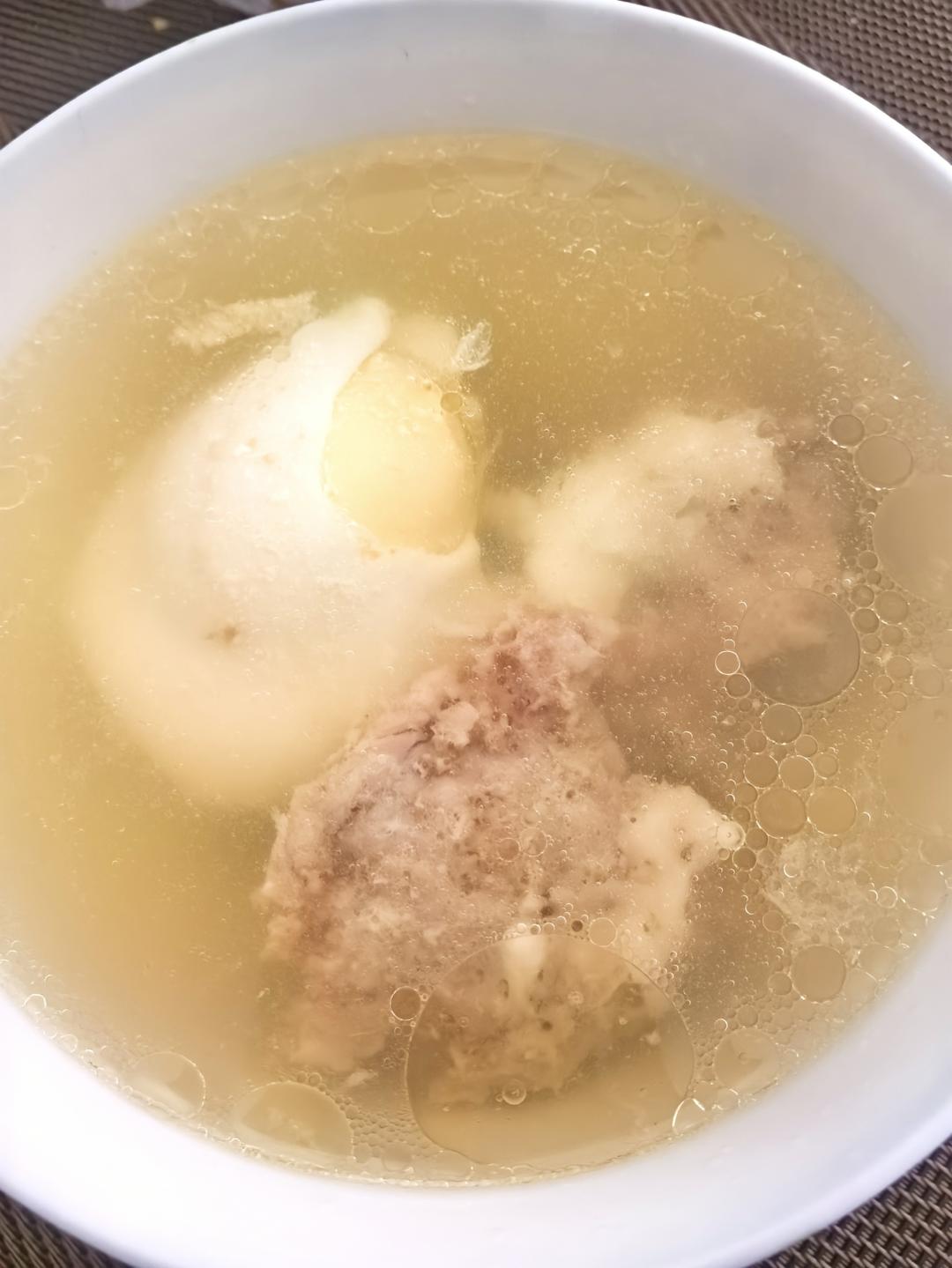 肉饼鸡蛋 瓦罐汤