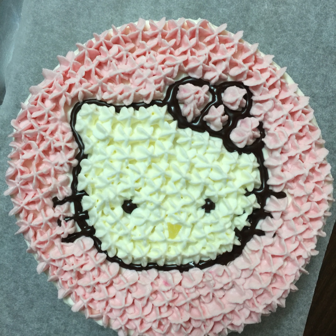 Hello kitty蛋糕（0绘画基础适用）