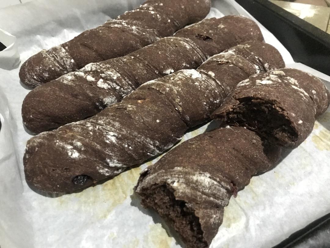 免揉核桃可可面包 女侠森森