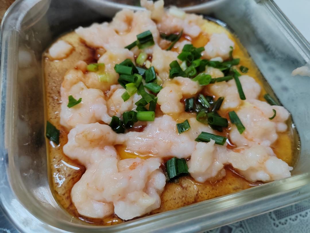 虾滑蒸蛋～最适合小孩子的美食
