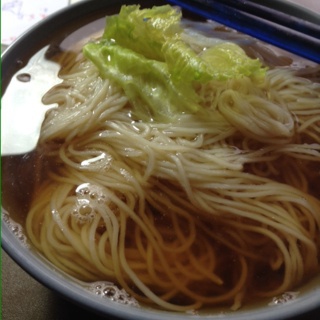 小葱麻油酱油面