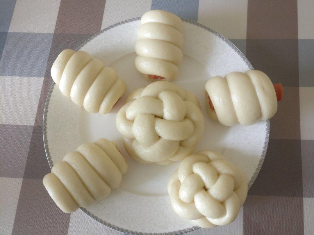 快手火腿卷～一次发酵