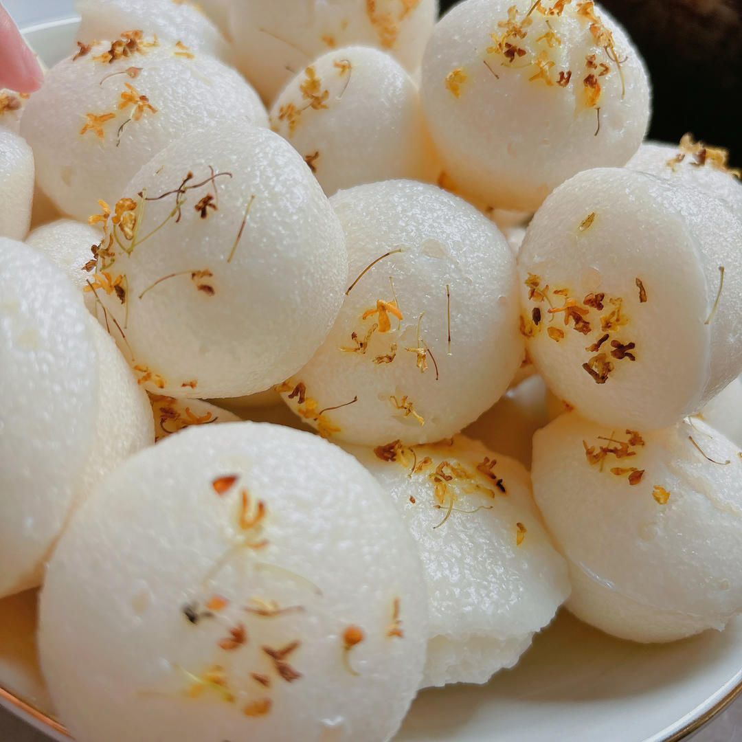 充满家乡味道的宁波桂花酒酿米馒头