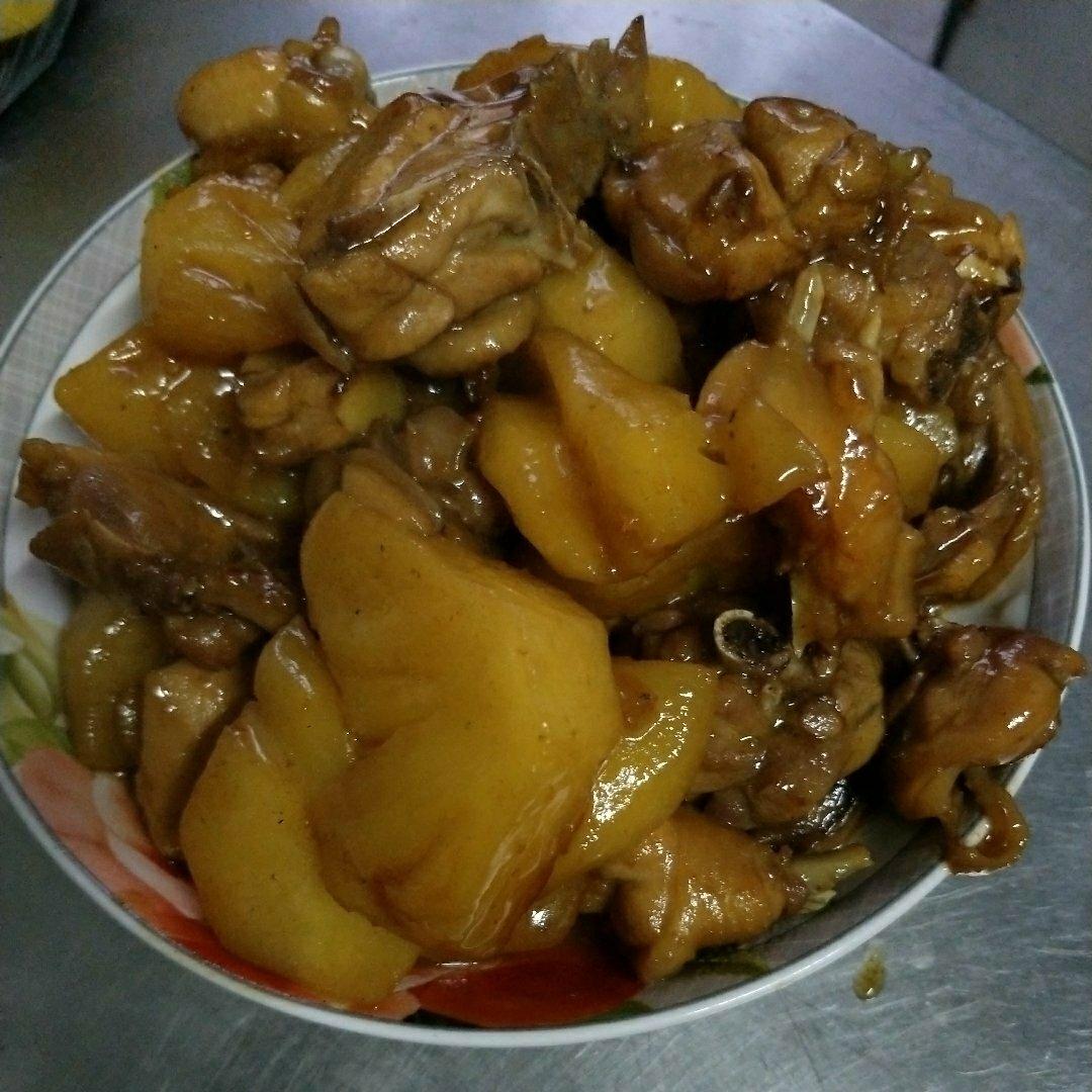 菠萝炒鸡